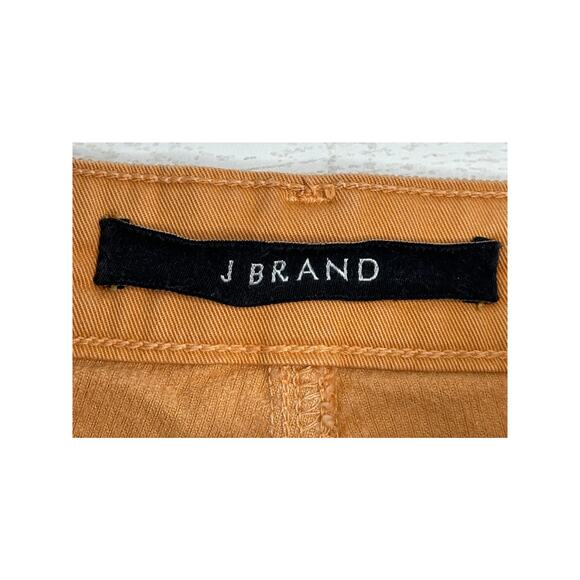J Brand Joan Crop Corduroy Pants Titian Gold Yellow Wide Leg Winter Casual 28 - Picture 3 of 9
